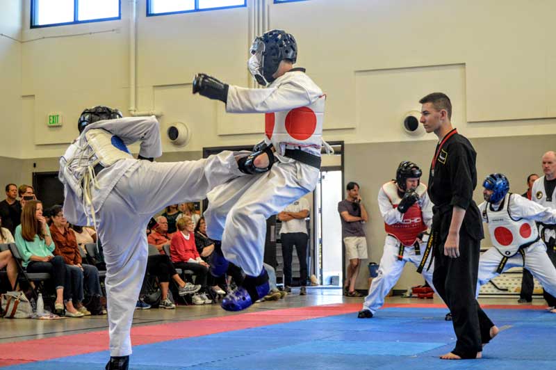 taekwondo sparring